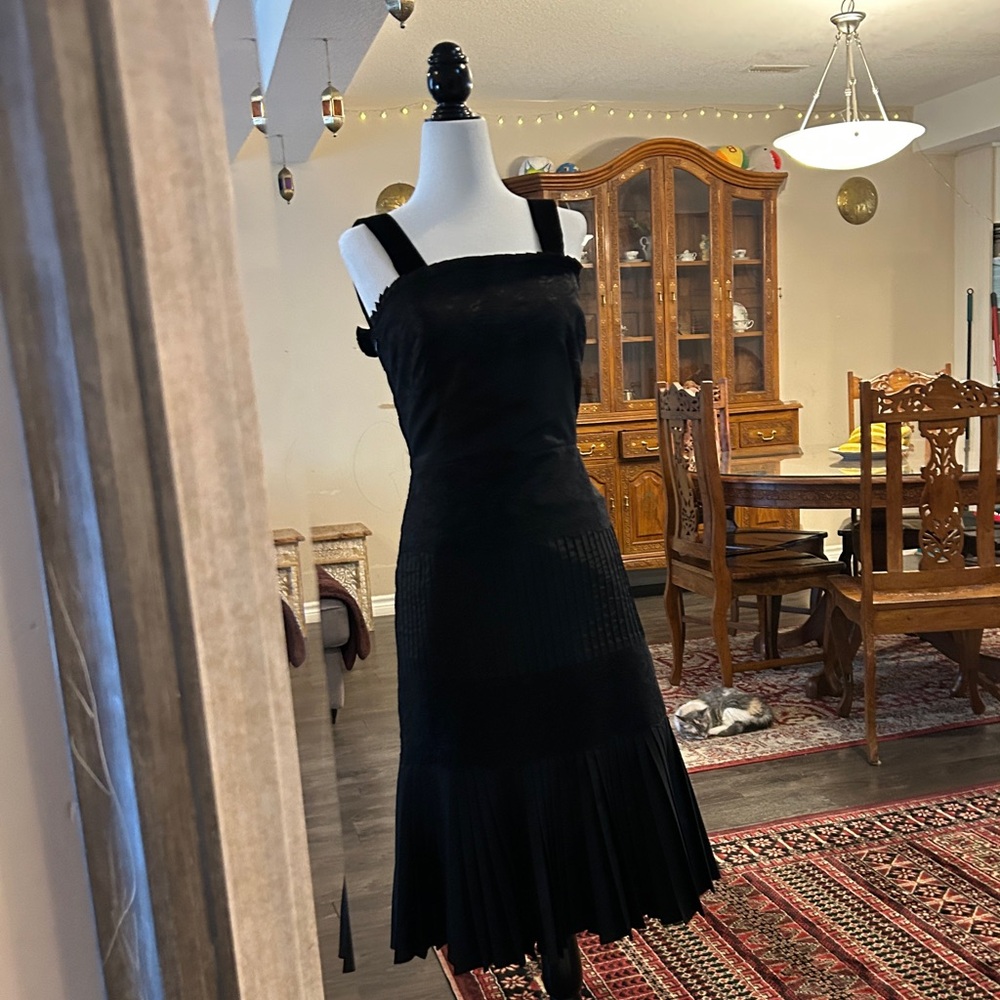 Banana Republic Black Midi Dress